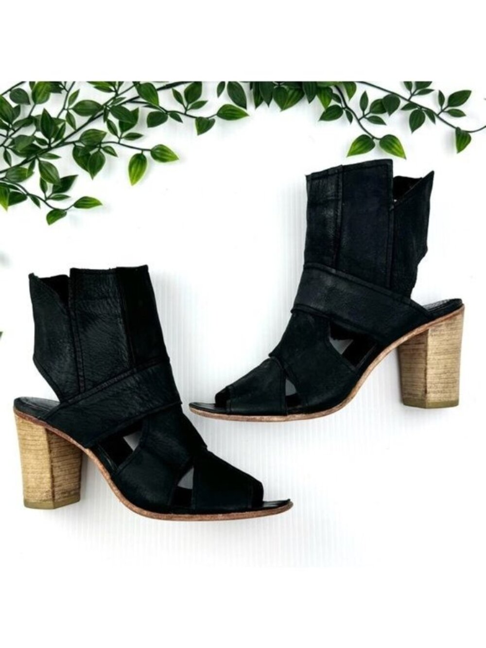 Free People Effie Block Heeled sandals Size 8.5